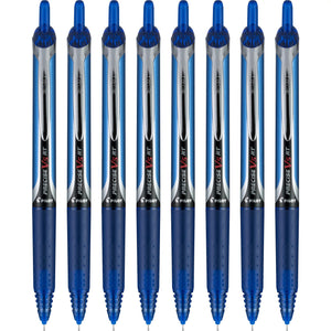 Buy now Pilot Precise V5 RT Refillable & Retractable Rollerball Pens, Extra Fine Point Pens 0.5 mm, Blue, Pack of 8 - Ideal for School, Journaling & Office Writing at indiglob india