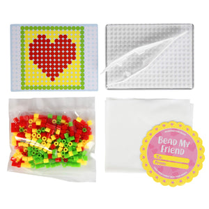 Buy now Valentines Day Cards for Kids Classroom-Heart Themed Fuse Bead Kits (24ct)-Perfect Valentines Day Gifts for Kids School Exchange for Boys & Girls -Each Includes Pixel Art Craft Activity w Perler Beads at indiglob india
