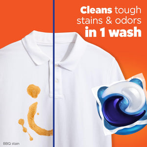 Buy now Tide PODS laundry detergent pacs, 3-in-1 Stain Remover, Odor Fighter, Color Protector, 81 Count, HE compatible, Original Scent at indiglob india