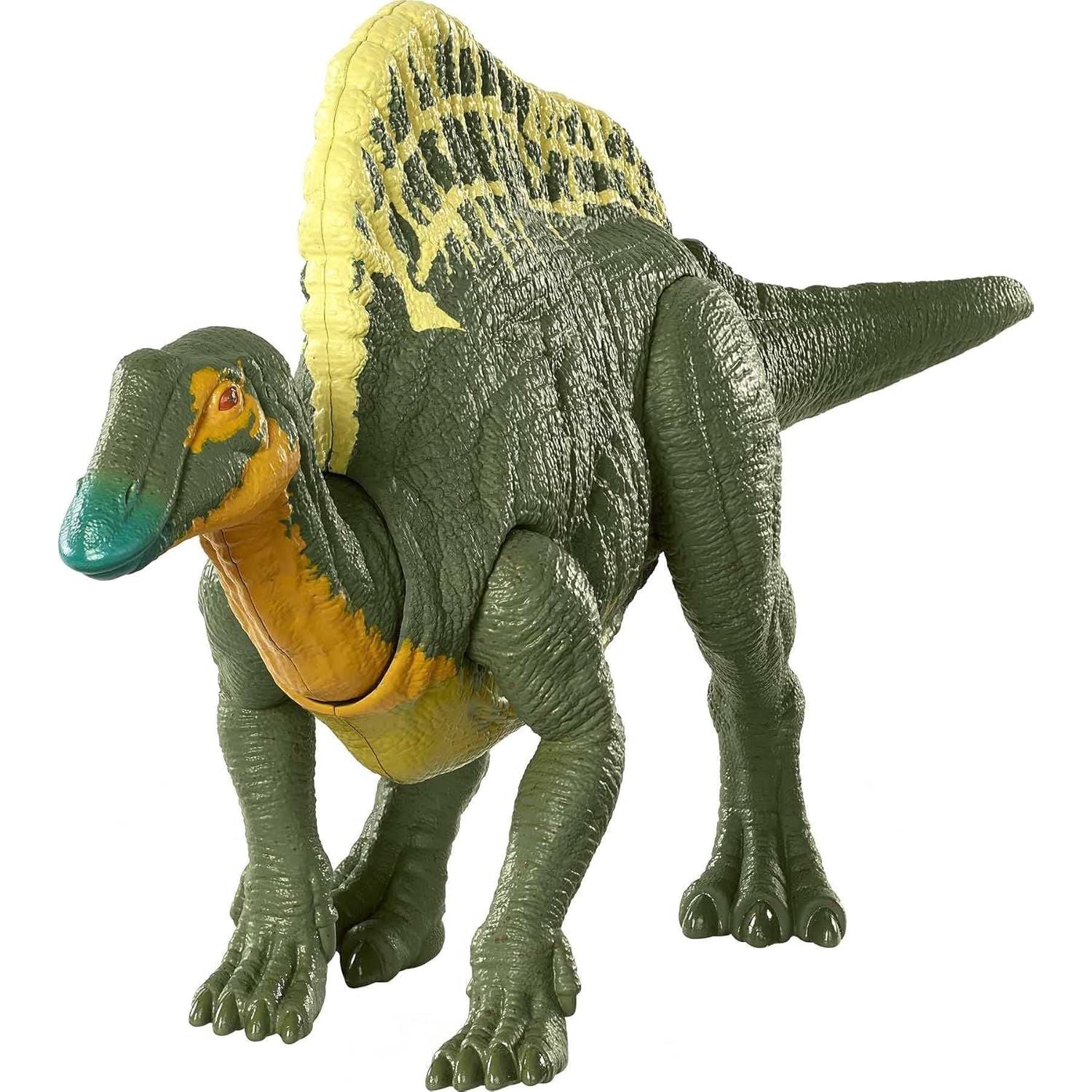 Buy now Mattel Jurassic World Camp Cretaceous Roar Attack Dinosaur Action Figure, Ceratosaurus Dino Toy with Strike Motion & Sounds Ouranosaurus at indiglob india
