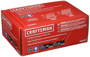 Buy now CRAFTSMAN Nails, 21° Round Head Nail Project Pack, 500-Count, 21 Degree, Ring Shank, Smooth Shank (CMRH21PP) at indiglob india