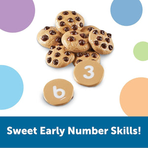 Buy now Learning Resources Smart Counting Cookies - 13 Pieces, Ages 18+ Months Toddler Counting & Sorting Skills, Toddler Math Learning Toys, Play Food for Toddlers, Chocolate Chip Cookies at indiglob india