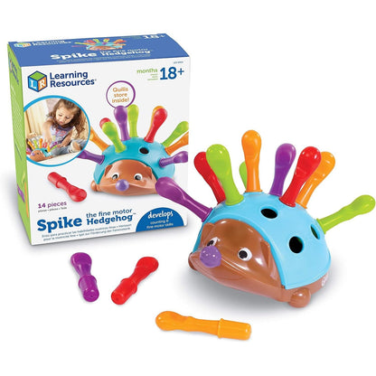 Buy now Learning Resources Spike The Fine Motor Hedgehog - Toddler Montessori Toys, Stacking Shape, Gifts For Boys And Girls, Sorting And Matching Skill Activities, Educational Games, Kindergarten at indiglob india