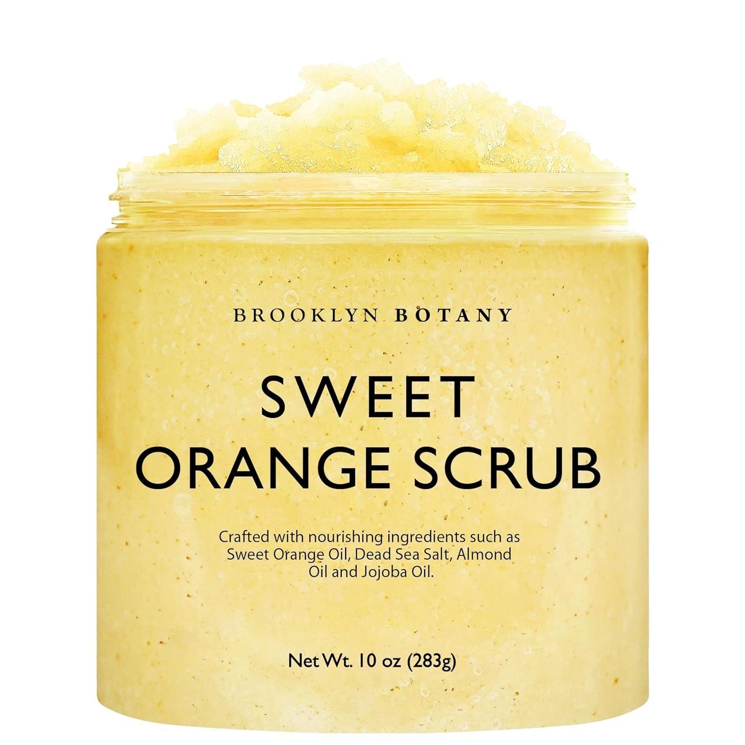 Buy now Brooklyn Botany Brown Sugar Body Scrub - Moisturizing and Exfoliating Body, Face, Hand, Foot Scrub - Fights Acne, Fine Lines & Wrinkles, Great Gifts For Women & Men - 10 oz Orange at indiglob india