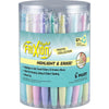 Pilot FriXion Light Pastel Erasable Highlighters, Chisel Tip, Pack of 5, Blue, Pink, Yellow, Green & Purple Aesthetic Highlighters - Ideal for School, Journaling, and Office Use - Assorted Bulk
