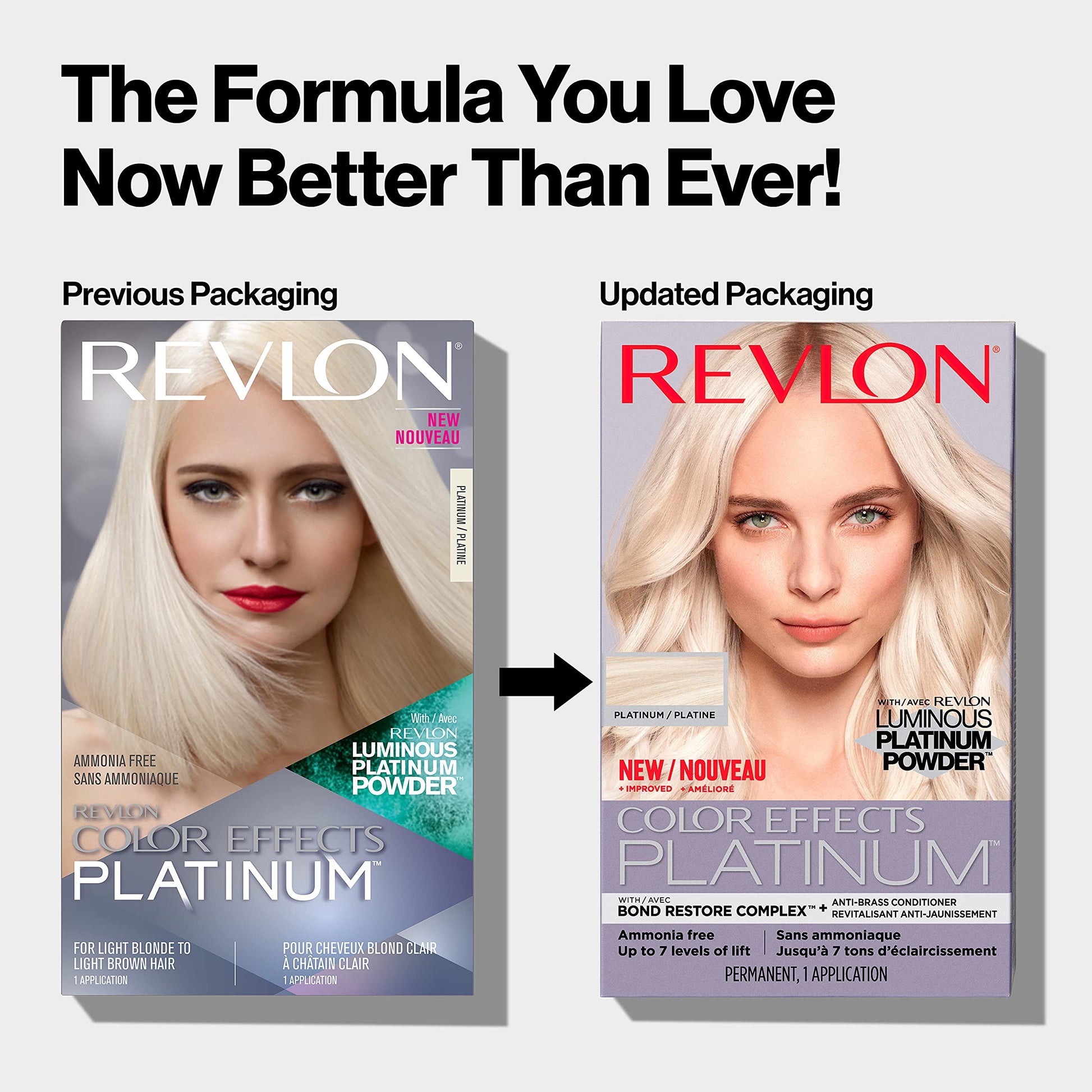 Buy now Revlon Color Effects Permanent Highlighting Kit, Ammonia & Paraben Free Hair Dye, 60 Platinum, 8 Oz (Pack of 1) at indiglob india