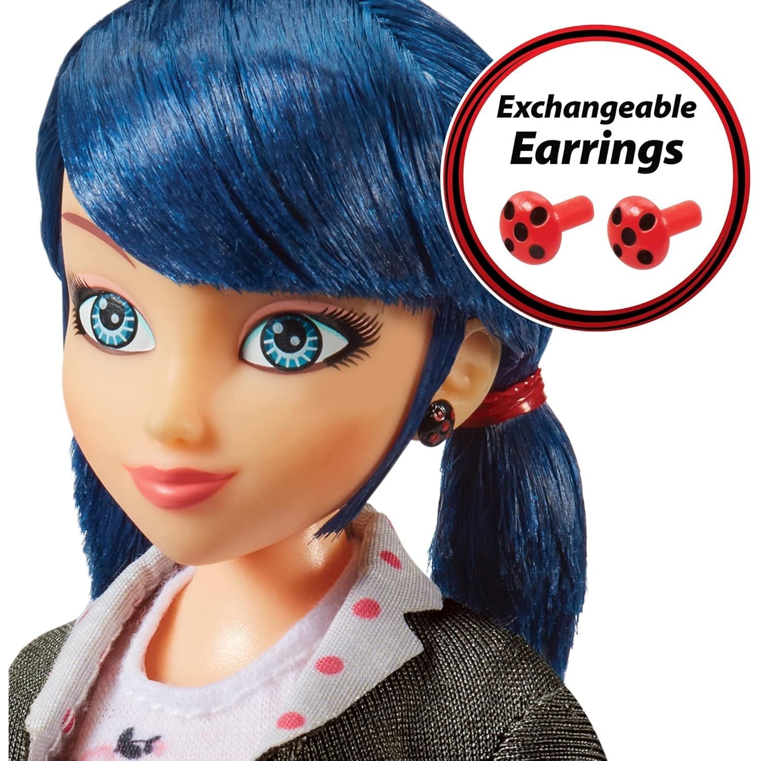 Buy now Miraculous Cat Ladybug Superhero Secret Marinette with Ladybug Fashion Outfit by Playmates Toys at indiglob india