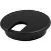 5 Pack Rok Hardware 3" (76mm) Black Round Computer Desk Table Port Wire Cable Cord Organizer Hole Cover Grommet, ROKRG3BLK - Black