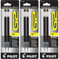Buy now Pilot, G2 Gel Ink Refills, Fine Point 0.7 mm, Black, Pack of 6 at indiglob india
