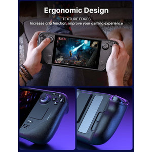 Buy now JSAUX Kickstand Case Compatible with Steam Deck/OLED, PC0105 Upgrade The Adjustable Angle Stand Steam Deck Cover TPU Protective Case, Shock-Absorption, Non-Slip and Anti-Scratch Design at indiglob india