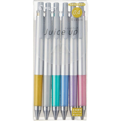 Buy now Pilot Gel Ink Rollerball Pen (LJP120S4-6CP) Metallic Colors Set at indiglob india