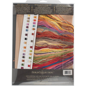 Buy now Dimensions Gold Collection Counted Cross Stitch Kit, Parrot Tulips, 14 Count Black Aida, 12'' x 15'' at indiglob india