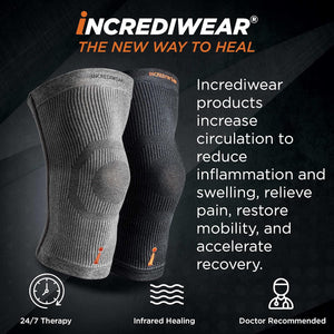 Buy now Incrediwear Knee Sleeve – Knee Braces for Knee Pain, Joint Pain Relief, Swelling, Inflammation Relief, and Circulation, Knee Support for Women and Men at indiglob india