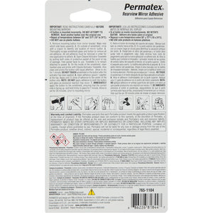 Buy now Permatex Rearview Mirror Adhesive, Adhesive .3ml/Primer .6ml (81844) at indiglob india