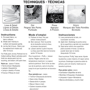 Buy now Tulip Puffy Paint: 3-D Fashion Paint, Assorted Colors, 6 Pack at indiglob india