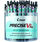 Buy now Pilot, Precise V5 RT Deco Collection Refillable & Retractable Liquid Ink Rolling Ball Pens, Extra Fine Point 0.5 mm, Black, Pack of 2 1 Count (Pack of 48) at indiglob india